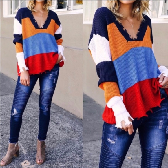 NEW‼️MULTI COLOR COZY - sweater - Picture 2 of 2